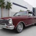 1965 Chevrolet Nova SS 55568 Miles Burgundy  350 V8 Automatic