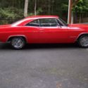 1965 chevy impala SS two door  4 speed 300hp 327 hardtop