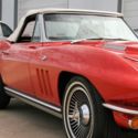 1965 CORVETTE 327CI 350HP 4 SPEED FRAME OFF RESTORED RALLY RED BLACK LEATHER