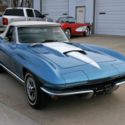 1965 CORVETTE ROADSTER NASSAU BLUE STINGER HOOD 4 SPEED GREAT DRIVER