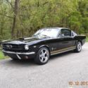 1965 FASTBACK 289 4SPD DISC STRAIGHT SOLID BEAUTIFUL RAVEN BLACK VERY SHARP