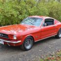 1965 FASTBACK A-CODE 289 4SPD SOLID STRAIGHT BEAUTIFUL RANGOON RED VERY NICE CAR