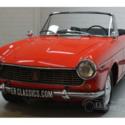 1965 Fiat 1500 convertible 11167 Miles red  1500 Manual