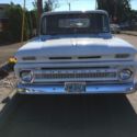 1965 fleetside pu, strong 350ci automatic on the floor, white and grey int.