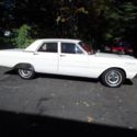 1965 FORD CUSTOM 4DR. SEDAN WIMBELDON WHITE  WITH RED INTERIOR