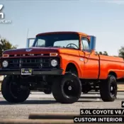 1965 Ford F-100 4x4 Coyote Restomod 1111 Miles Burnt Orange Truck