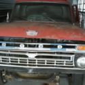 1965 Ford F-100 4X4 truck.  This classic runs and restoration in progress