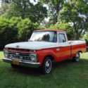 1965 Ford F-100 Custom Cab Pick Up Truck - 300 Cubic Inch 6 Cylinder