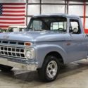 1965 Ford F100  4338 Miles Light Blue Pickup Truck 302 V8 Manual