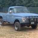 1965 Ford F100 Pickup Blue 4WD Manual