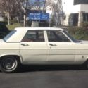 1965 Ford Galaxie Custom 4DR White with Red Interior 352 motor - 3 speed Auto