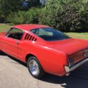 1965 FORD MUSTANG 2+2 FASTBACK 289 AUTOMATIC RANGOON RED WITH BLACK INTERIOR