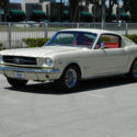 1965 Ford Mustang 2+2 Fastback Original A Code White over Red Factory A/C PB PS