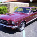 1965 FORD MUSTANG 289 V-8, 4 SPEED TRANS, SHELBY ACCENTS, GT STRIPES