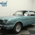 1965 Ford Mustang  37261 Miles Dynasty Green Hardtop 260 V8 3 Speed Automatic
