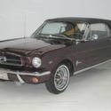 1965 Ford Mustang Convertible 0 Burgundy Convertible 6 Manual