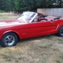 1965 Ford Mustang Convertible V-8 Power steering & brake,stored since 1978 solid