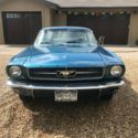 1965 Ford Mustang coupe; 170ci Six in line; manufactured in Dearborn, MI