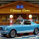 1965 Ford Mustang Fastback 2+2 – Blue / White