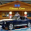 1965 Ford Mustang Fastback 392 EFI â€“ Deep Blue Metallic / Ivory