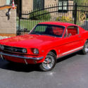 1965 FORD MUSTANG FASTBACK 4 SPEED RED ON RED IMMACUALTE RESTORATION WOW