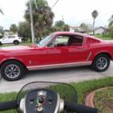 1965 FORD MUSTANG FASTBACK---- NO RESERVE---- RARE COLOR COMBO TORCH RED,RED INT