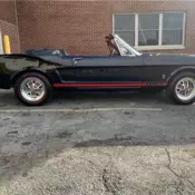 1965 Ford Mustang Gt Convertible Raven Black red deluxe interior
