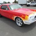1965 Ford Mustang GT Sedan (Hot Rod Red w/Custom Flames)