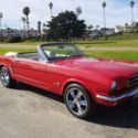1965 Ford Mustang Red Convertible Restomod