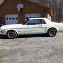 1965 Ford Mustang Sedan White RWD Manual