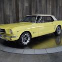 1965 FORD MUSTANG Yellow 8 cyl Automatic Convertible Sounds Great #'s Matching