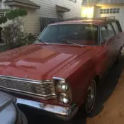 1965 Ford Ranch Red Country Sedan