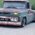 1965 gmc 1 ton dually with 5.9 cummins hotrod ratrod diesel air ride