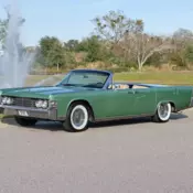 1965 Lincoln  Continental Convertible Green