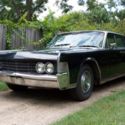 1965 Lincoln Continental – sedan – suicide doors – unrestored – black over red