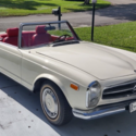 1965 Mercedes Benz 230SL Roadster Original Color, Red Leather, Both Tops