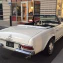1965 Mercedes Benz 230SL W113 Pagoda ROADSTER, white/blue LEATHER, BECKER, 81k *