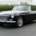1965 MGB black convertible