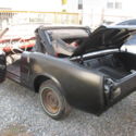 1965 MUSTANG CONVERTIBLE, White with Bright Red PONY INTERIOR