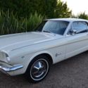 1965 MUSTANG COUPE - ORIG. NO RUST CALIFORNIA &quot;SURVIVOR&quot; / 3 SPEED,  - ORIG WHT.