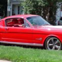 1965 Mustang fastback, original *A-code*, coilover susp., 482 hp 331-V8, 5-spd.