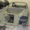 1965 MUSTANG FASTBACK RUST WITH HOOD SIDE AIR VENTS