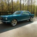 1965 mustang twilight turquoise restored 5 speed