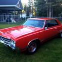 1965 Oldsmobile 442. Red 2 Door Hardtop 400 CI Manual