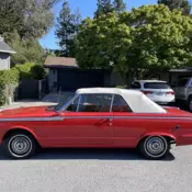 1965 Plymouth Valiant Convertible Red valiant 200