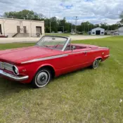 1965 PLYMOUTH VALIANT SIGNET 200 CONVERTIBLE RARE V8 ORIGINAL ENGINE  800 MADE