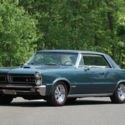 1965 Pontiac GTO Base 6.4L Tri-powered 389 Teal Turquise/White interior