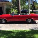 1965 PONTIAC LEMANS CONVERTIBLE. 455