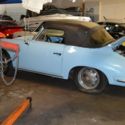 1965 Porsche 356 SC  75,642 Miles Blue Cabriolet 1.6L M