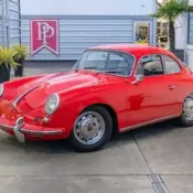 1965 Porsche 356 SC Coupe 64681 Miles Signal Red
